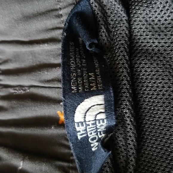 The North Face teepee print Swim trunks size M grey with orange details - Picture 3 of 6